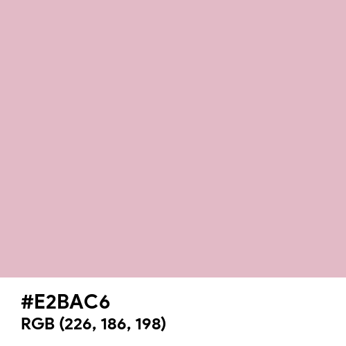 Cameo Pink (Hex code: E2BAC6) Thumbnail