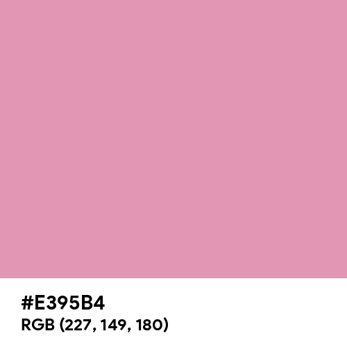 Charm Pink (Hex code: E395B4) Thumbnail