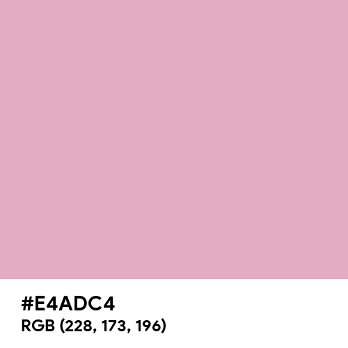 Metallic Pink (Hex code: E4ADC4) Thumbnail