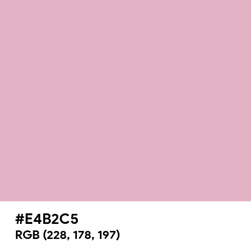 Pink Pearl (Hex code: E4B2C5) Thumbnail