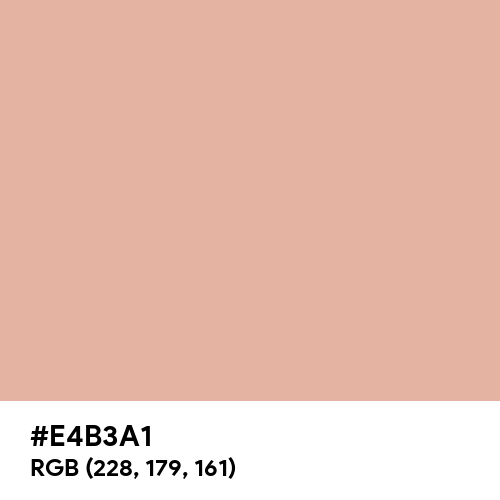 Pastel Pink (Hex code: E4B3A1) Thumbnail