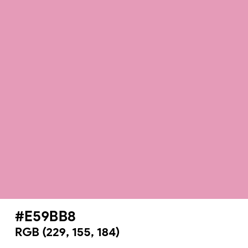 Amaranth Pink (Hex code: E59BB8) Thumbnail