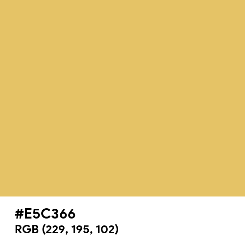 Gold Shimmer (Hex code: E5C366) Thumbnail