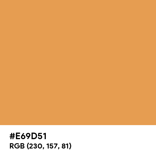 Pastel Yellow (RAL) (Hex code: E69D51) Thumbnail