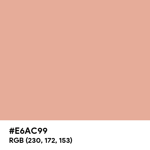 Pastel Pink (Hex code: E6AC99) Thumbnail