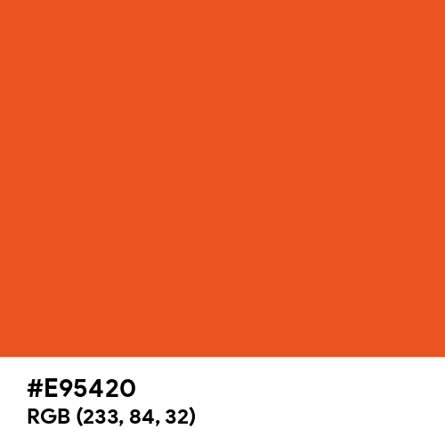 Ubuntu Orange (Hex code: E95420) Thumbnail
