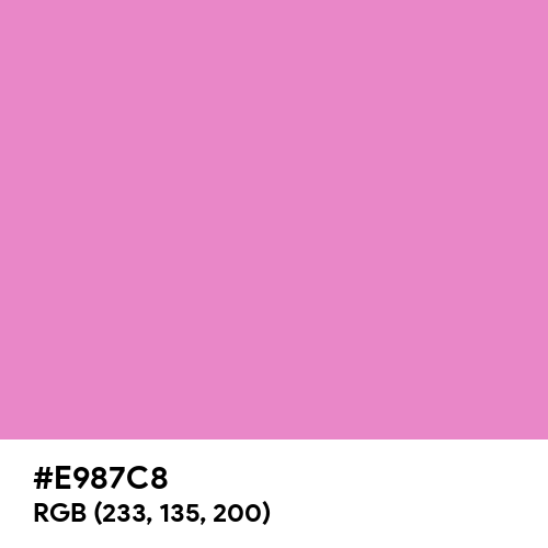 Persian Pink (Hex code: E987C8) Thumbnail