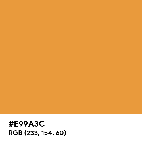 Gorse Yellow Orange (Hex code: E99A3C) Thumbnail