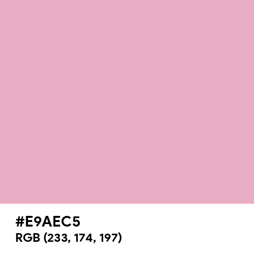 Metallic Pink (Hex code: E9AEC5) Thumbnail