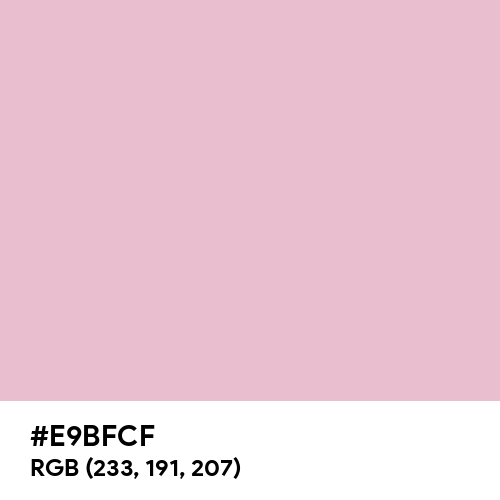 Cameo Pink (Hex code: E9BFCF) Thumbnail