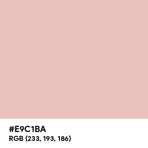 Baby Pink (Hex code: E9C1BA) Thumbnail