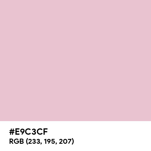 Parfait Pink (Hex code: E9C3CF) Thumbnail