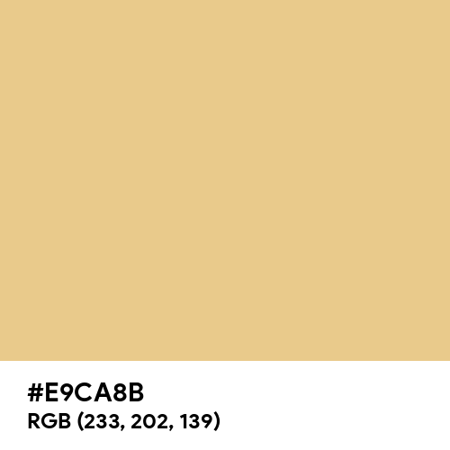 Gold (Crayola) (Hex code: E9CA8B) Thumbnail