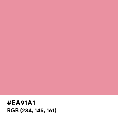 Baby Pink (RAL Design) (Hex code: EA91A1) Thumbnail