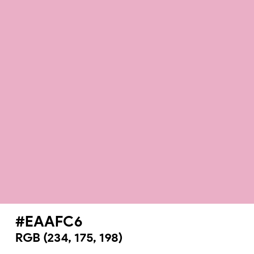 Metallic Pink (Hex code: EAAFC6) Thumbnail