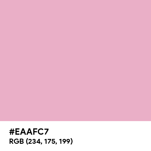Pink Pearl (Hex code: EAAFC7) Thumbnail