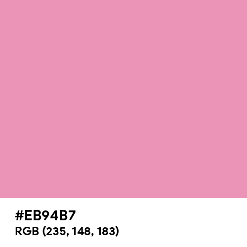 Cosmic Pink (Hex code: EB94B7) Thumbnail