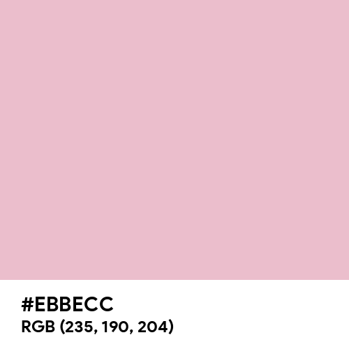 Icy Pink (Hex code: EBBECC) Thumbnail
