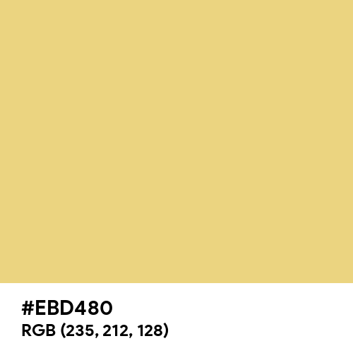 Comfort Yellow (Hex code: EBD480) Thumbnail