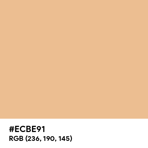 Golden Oat Coloured (Hex code: ECBE91) Thumbnail