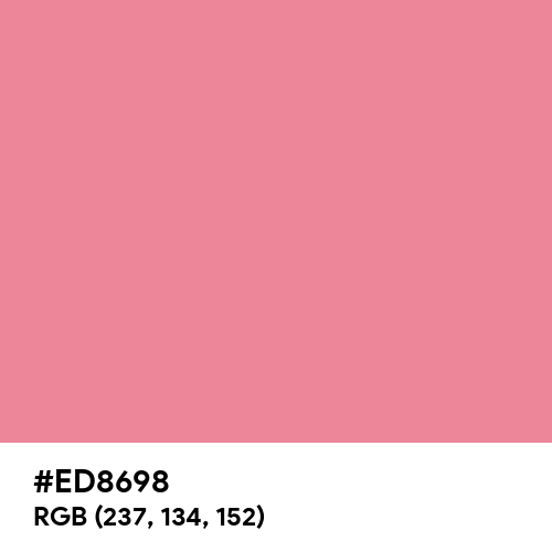 Pastel Berry (Hex code: ED8698) Thumbnail