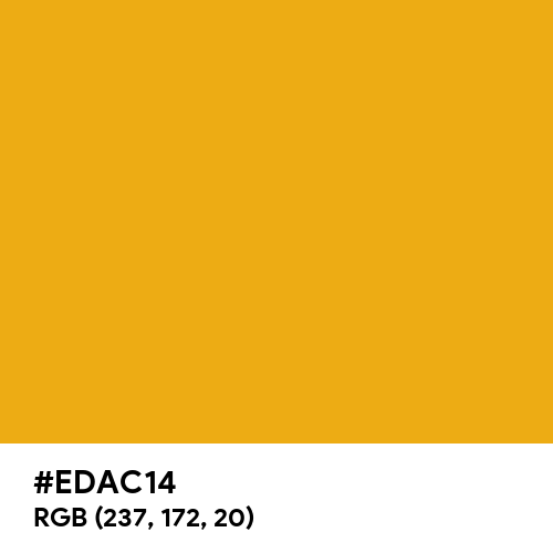 Original Yellow (Hex code: EDAC14) Thumbnail
