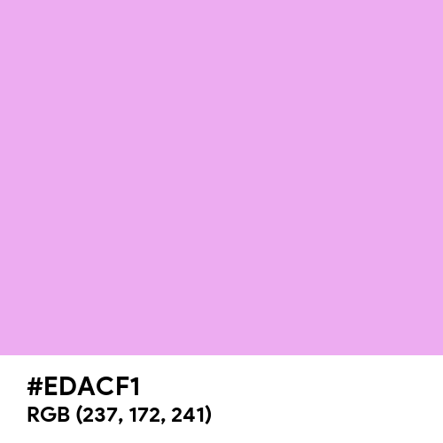 Rich Brilliant Lavender (Hex code: EDACF1) Thumbnail