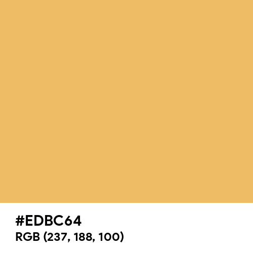 Middle Yellow Red (Hex code: EDBC64) Thumbnail