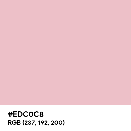 Raspberry Ripple (Hex code: EDC0C8) Thumbnail