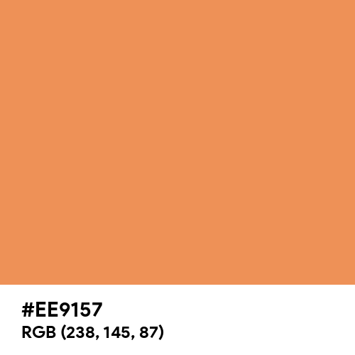 Classy Orange (Hex code: EE9157) Thumbnail