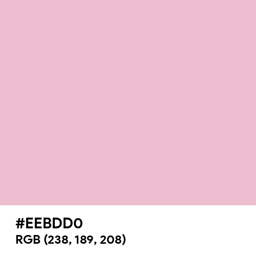 Cameo Pink (Hex code: EEBDD0) Thumbnail