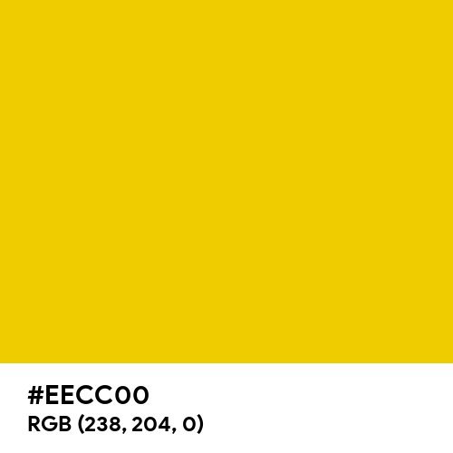 Yellow (Munsell) (Hex code: EECC00) Thumbnail