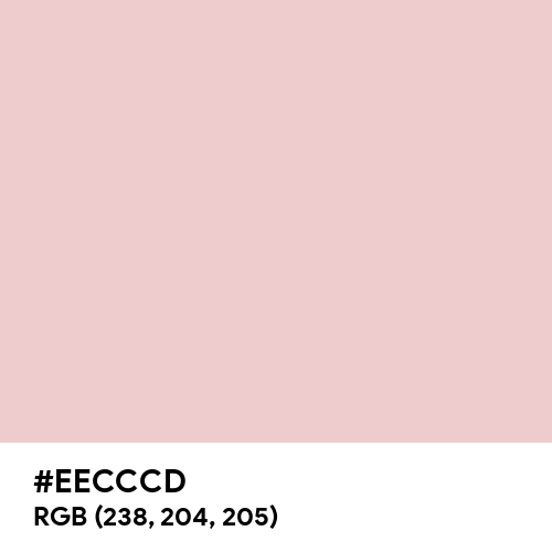 Blushing Pink (Hex code: EECCCD) Thumbnail