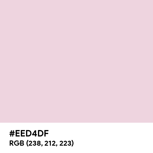 Pink Aura (Hex code: EED4DF) Thumbnail