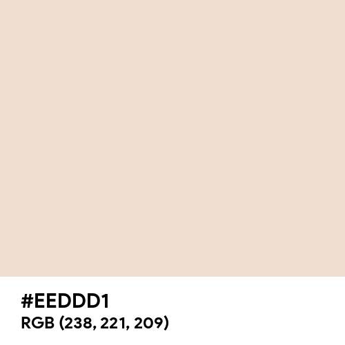 Champagne Pink (Hex code: EEDDD1) Thumbnail