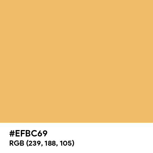 Middle Yellow Red (Hex code: EFBC69) Thumbnail