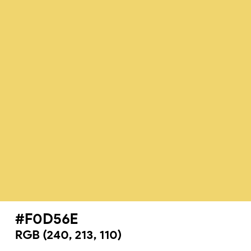 Army Yellow (Hex code: F0D56E) Thumbnail