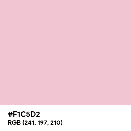 Miami Pink (Hex code: F1C5D2) Thumbnail