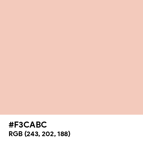 Baby Pink (Hex code: F3CABC) Thumbnail