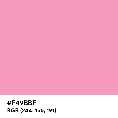 Pink Panther (Hex code: F49BBF) Thumbnail