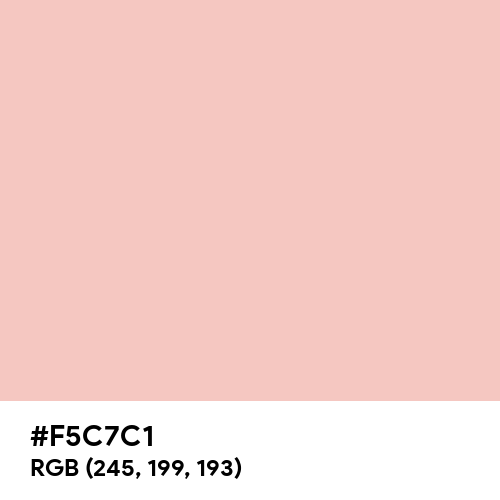 Baby Pink (Hex code: F5C7C1) Thumbnail