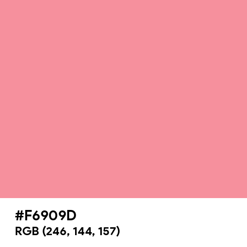 Geranium Pink (Hex code: F6909D) Thumbnail