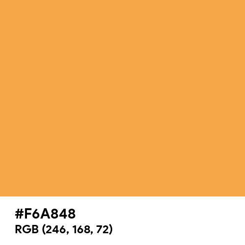 Yellow Orange (Hex code: F6A848) Thumbnail