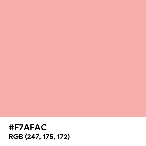 Pink Pitch (Hex code: F7AFAC) Thumbnail