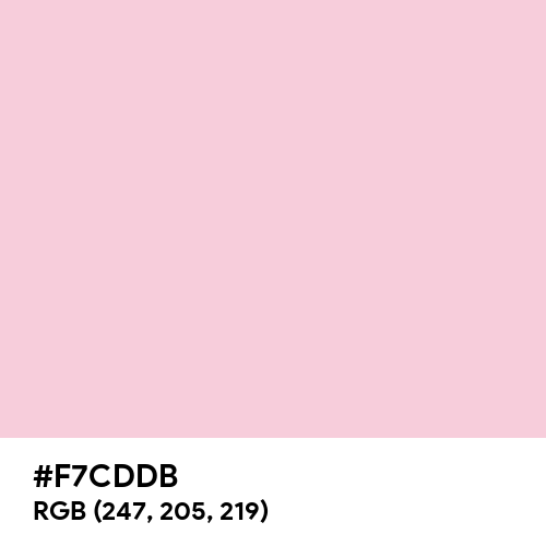 Pink-A-Boo (Hex code: F7CDDB) Thumbnail