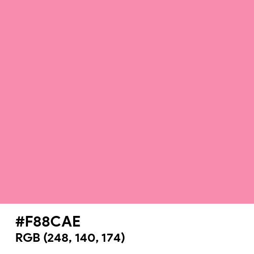 Baby Doll Pink (Hex code: F88CAE) Thumbnail