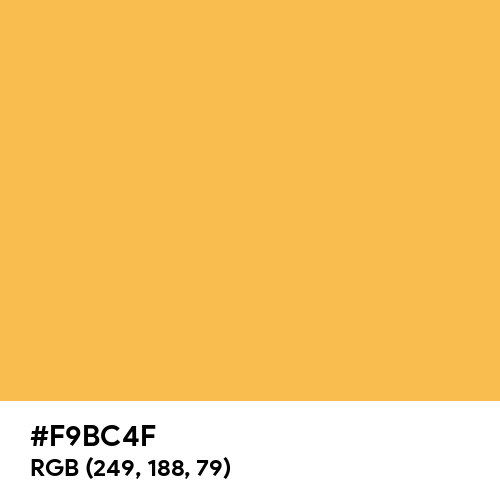 Full Yellow (RAL Design) (Hex code: F9BC4F) Thumbnail