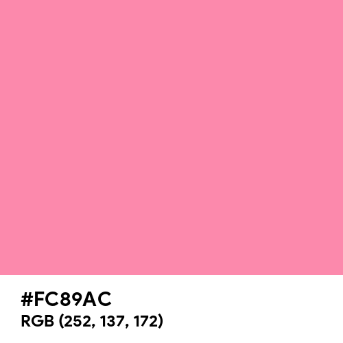 Tickle Me Pink (Hex code: FC89AC) Thumbnail