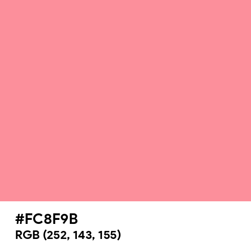 American Pink (Hex code: FC8F9B) Thumbnail