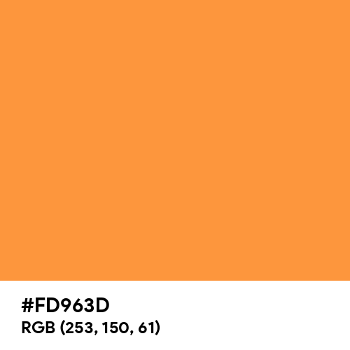 Spring Orange (Hex code: FD963D) Thumbnail